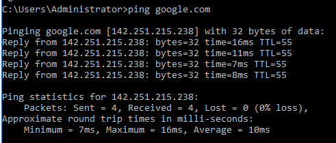 Ping Test